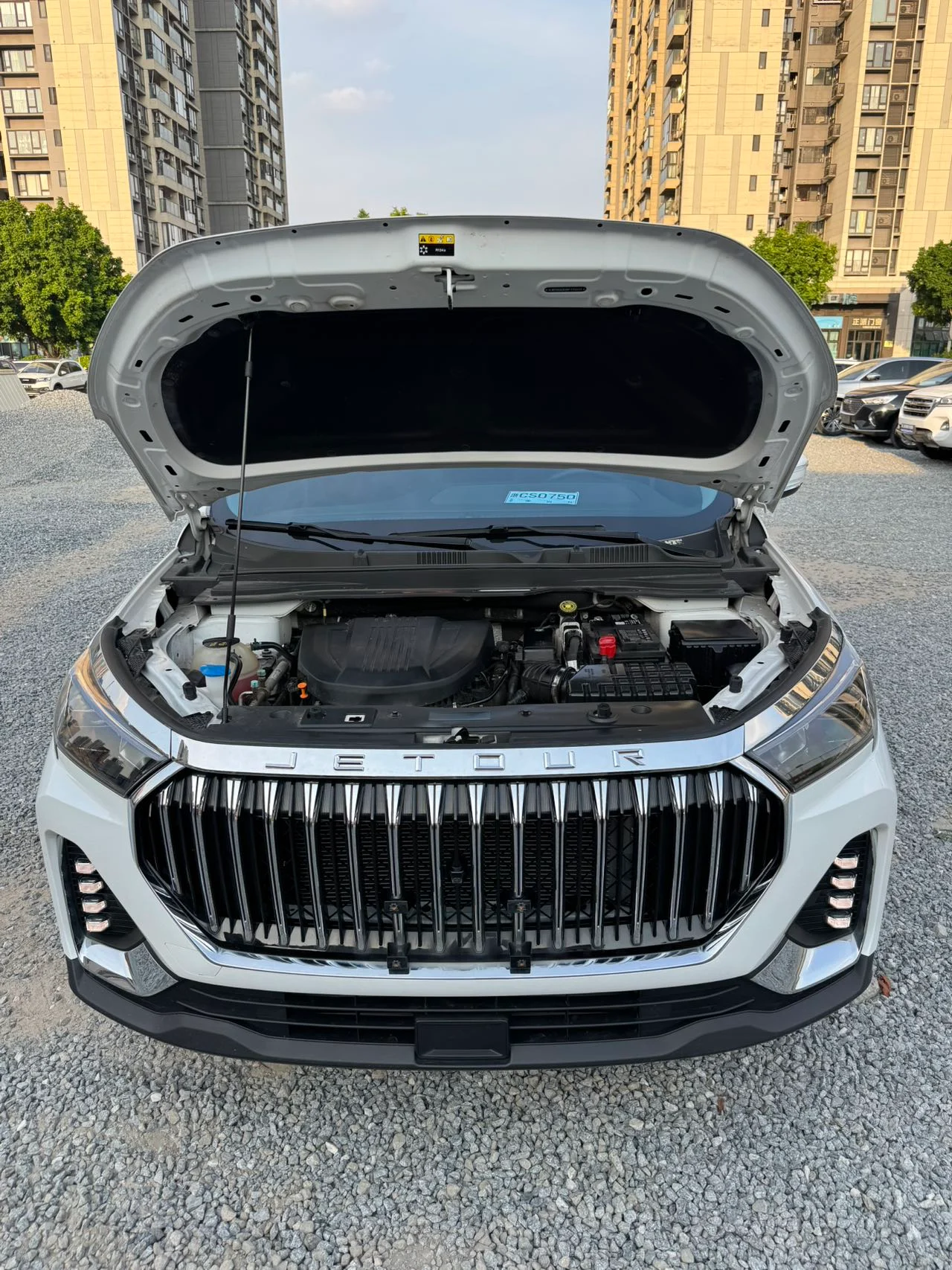 2024 Jetour X90 PLUS white front view