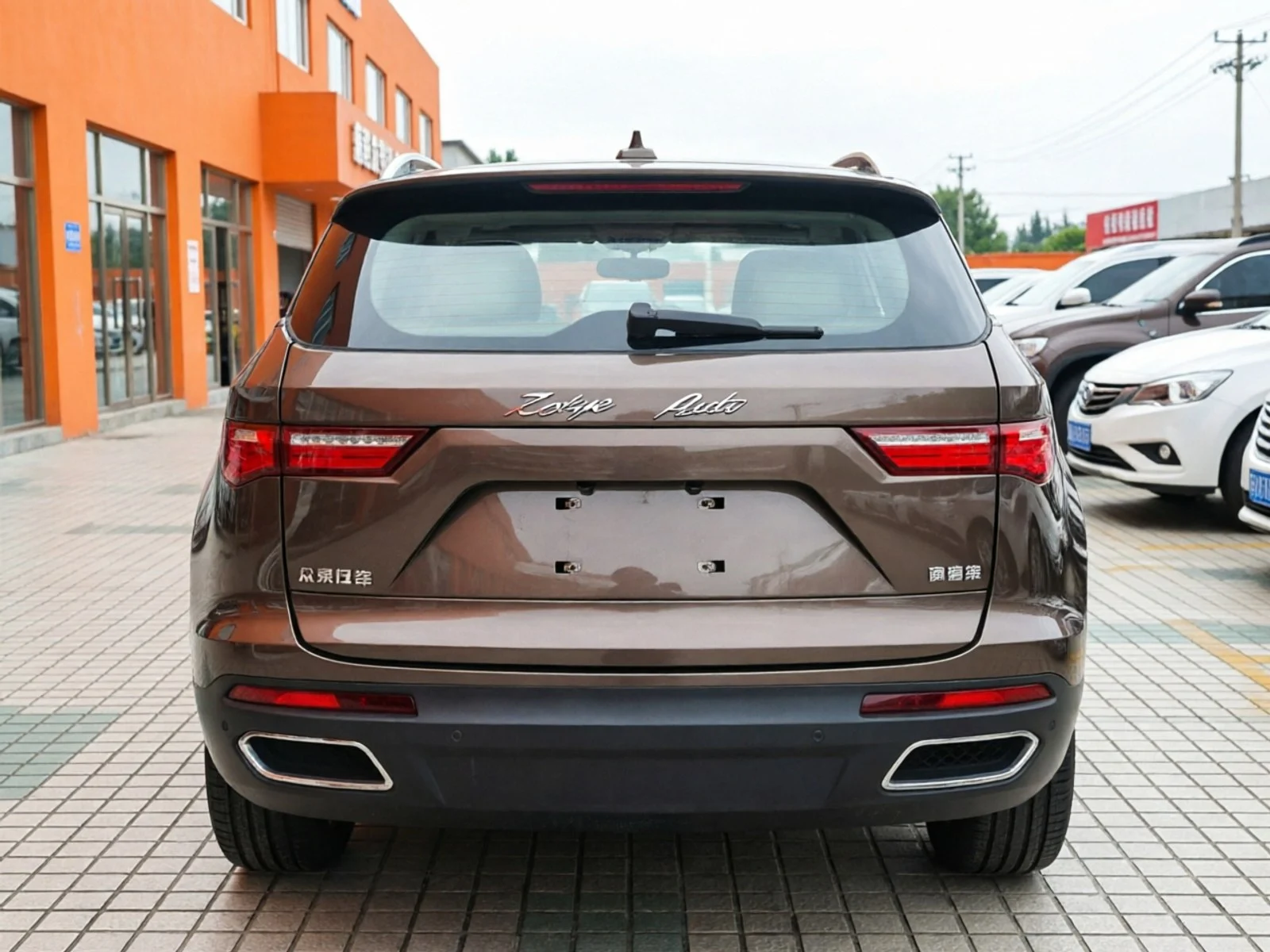 2017 Zotye T700 brown rear view
