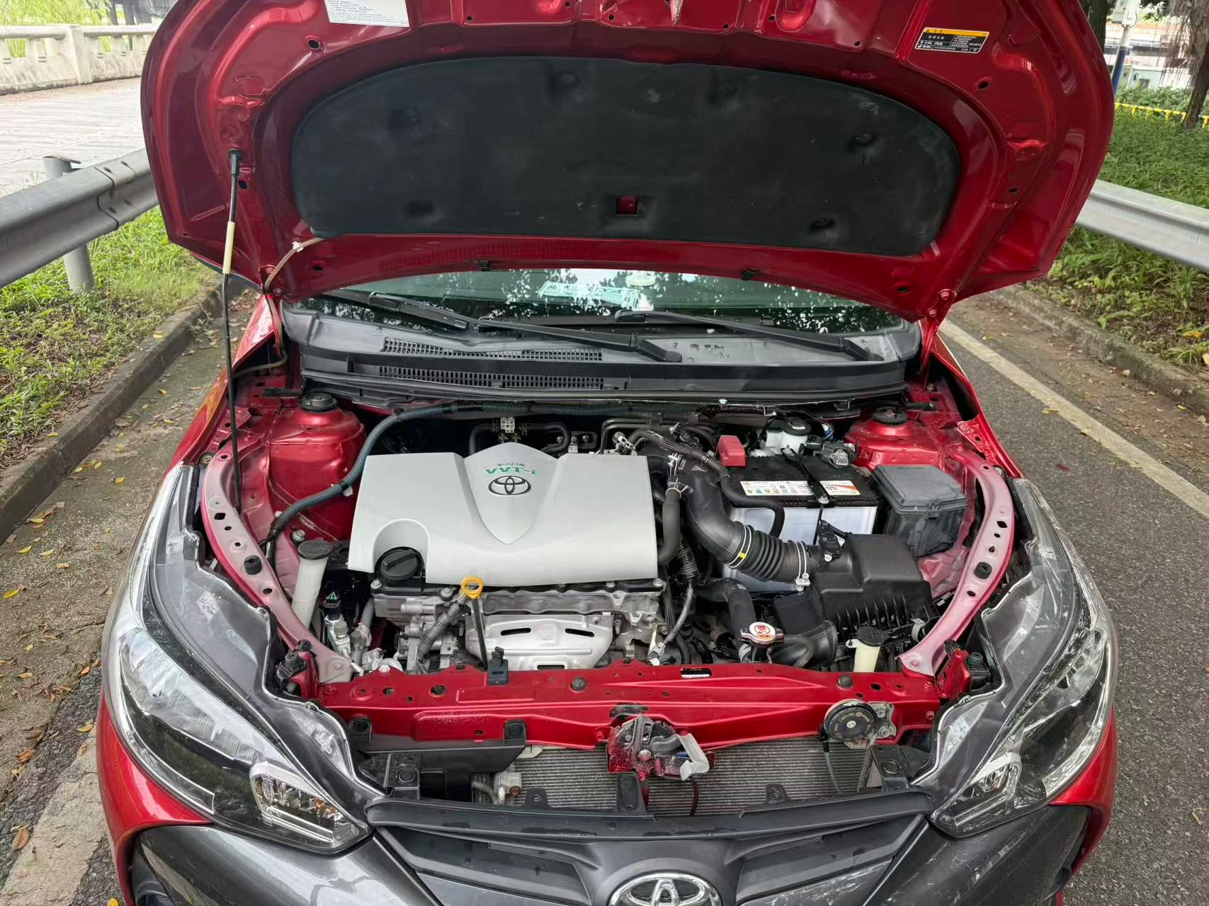 2016 Toyota Yaris used car in Foshan China