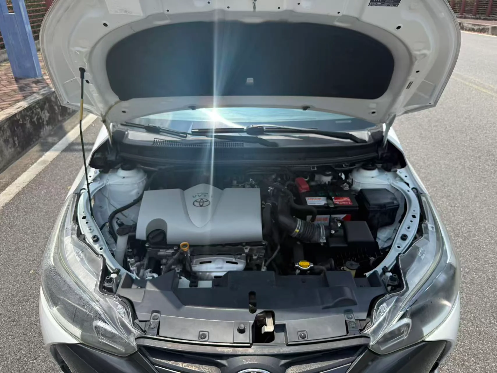 2016 Toyota Yaris used car in Foshan China