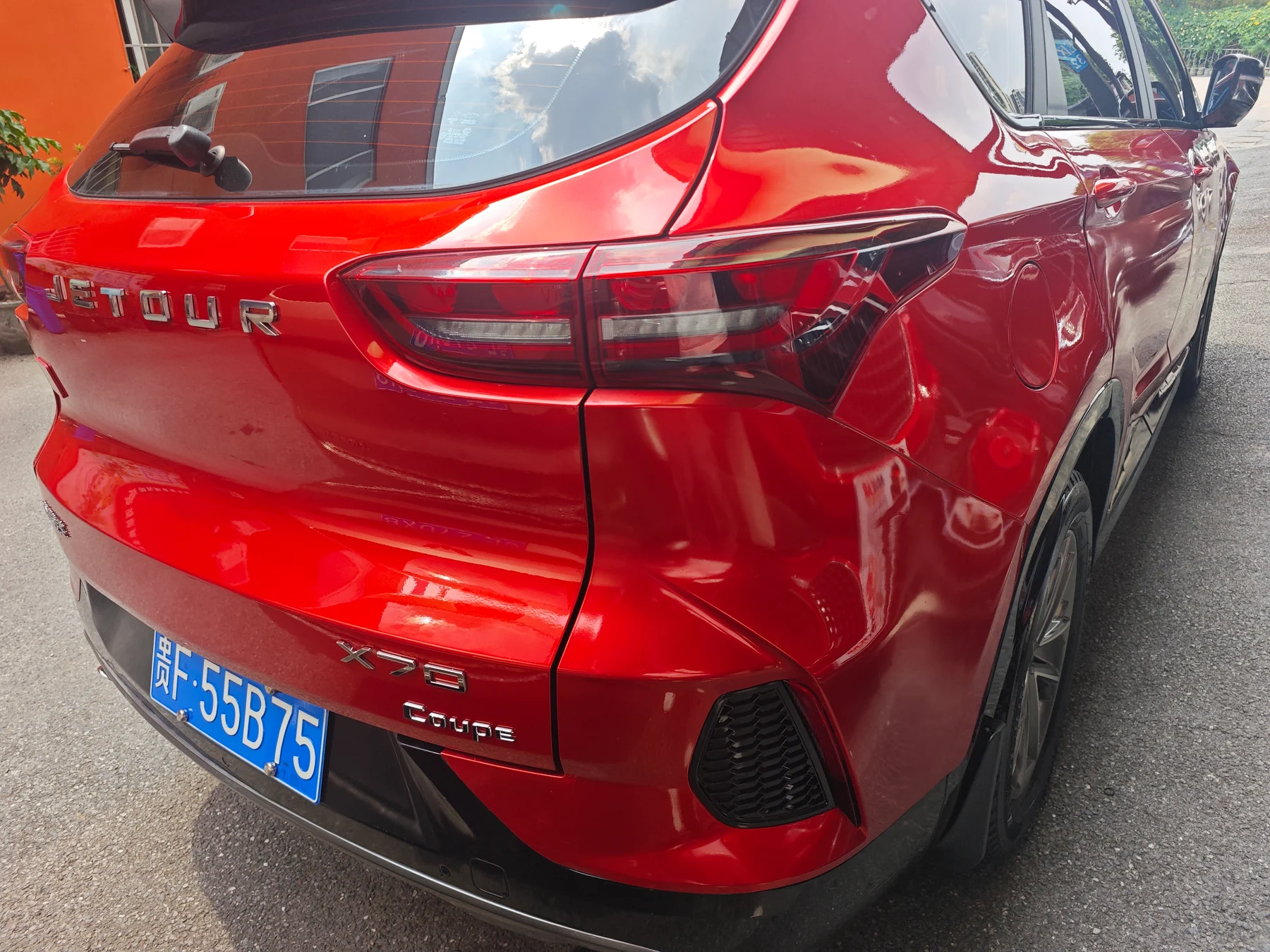 2020 Jetour X70 Coupe used car in Foshan China