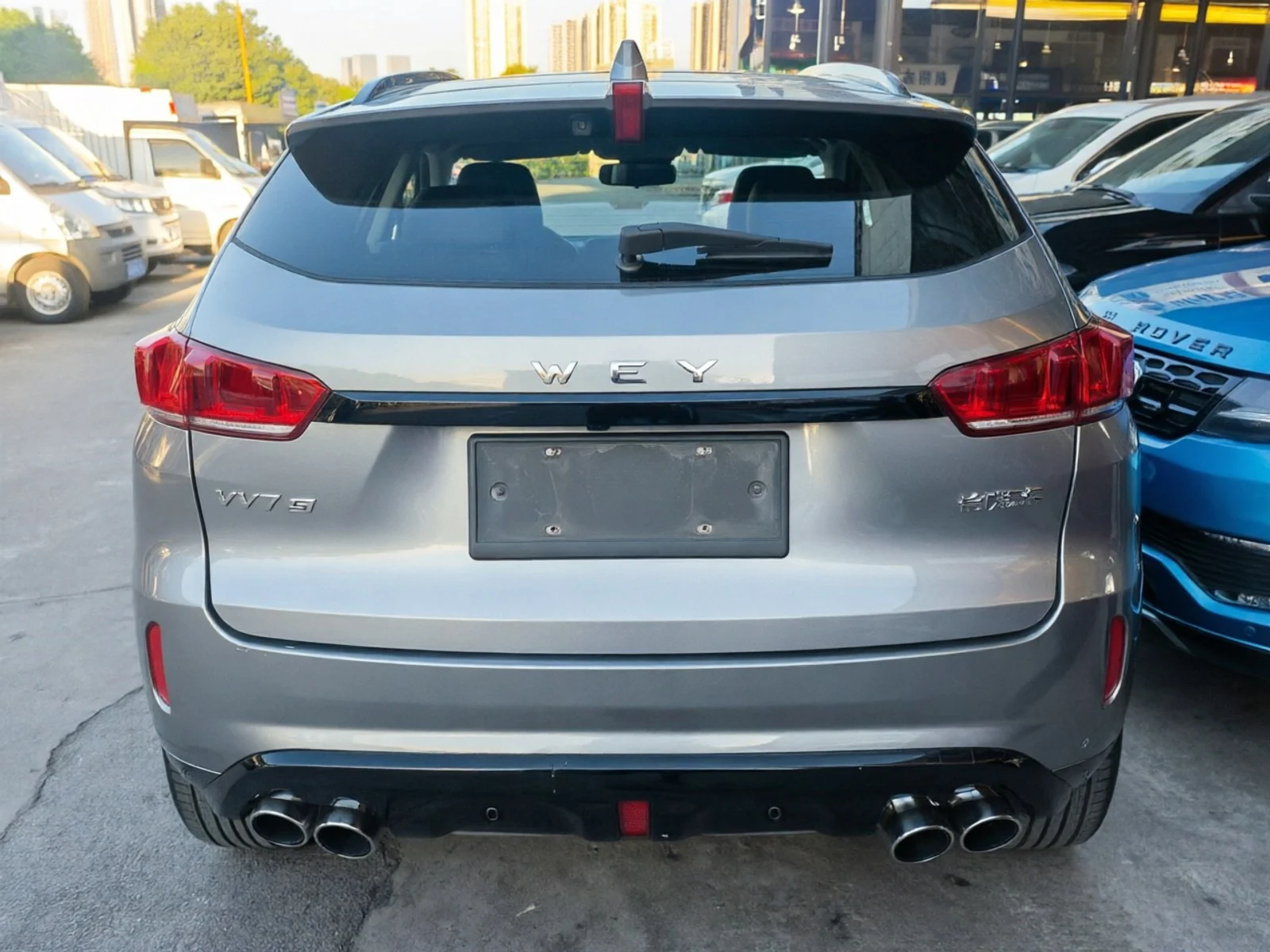 2017 WEY VV7 grey rear view